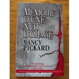 M�moire d'une nuit d'orage