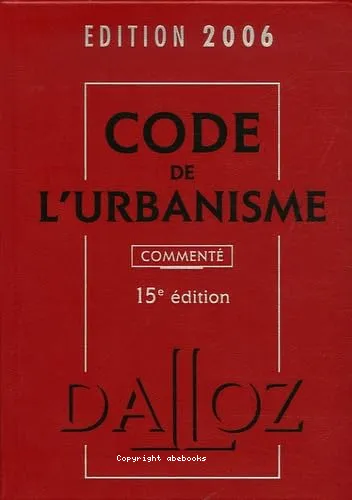 Code de l'urbanisme comment�