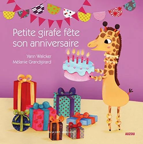 Petite girafe f�te son anniversaire