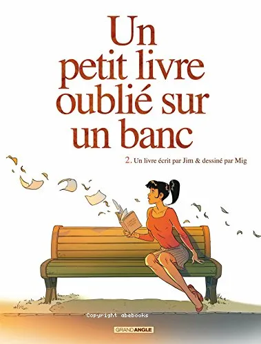 Un petit livre oubli� sur un banc