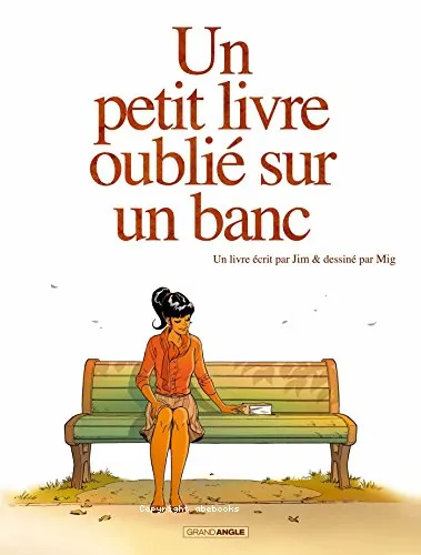 Un petit livre oubli� sur un banc