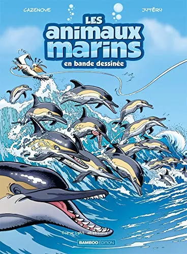 Les animaux marins en bande dessin�e