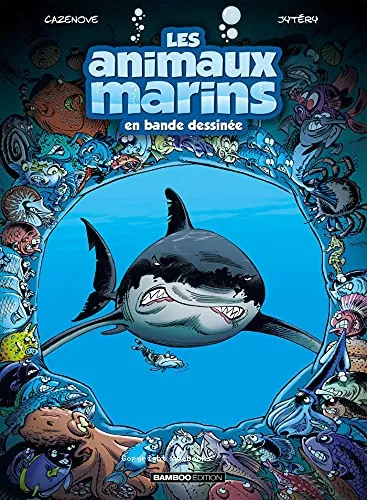 Les animaux marins en bande dessin�e
